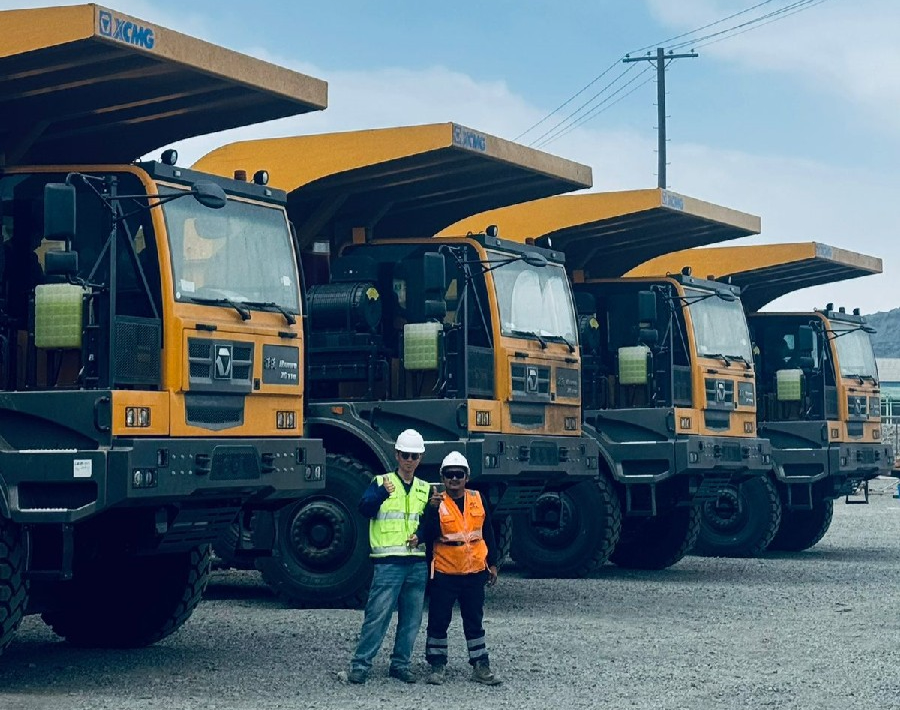 50台XG110矿卡为安第斯山脉注入九洲国际动能