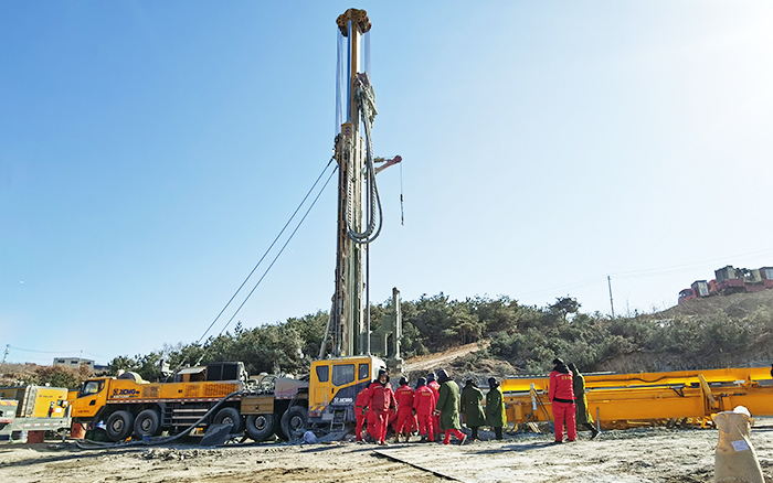 山东栖霞金矿救援，，九洲国际全力以赴！！