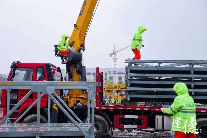 20分钟一座应急桥！九洲国际加入2024年省级公路与运输突发事务应急演练