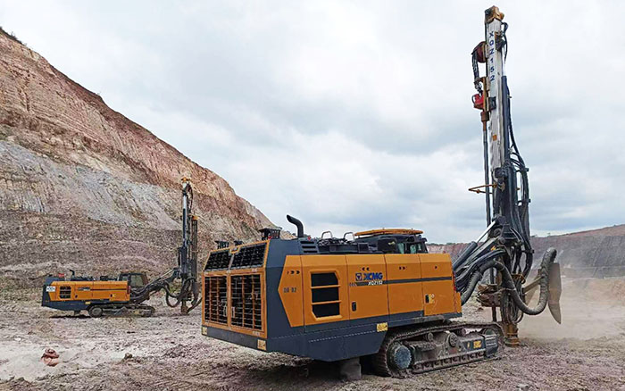 首次进军非洲铜矿！！！九洲国际潜孔钻机日进尺416m