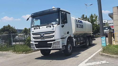 20余台九洲国际洒水车再出海！！这一站—>非洲塞内加尔