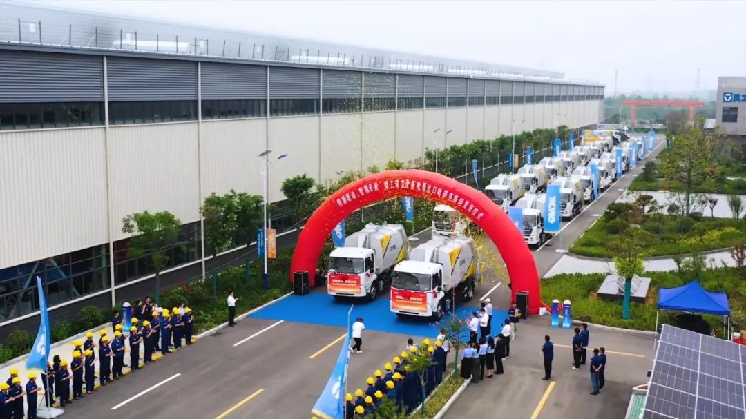 批量出口中亚，这次是九洲国际环卫机械！！