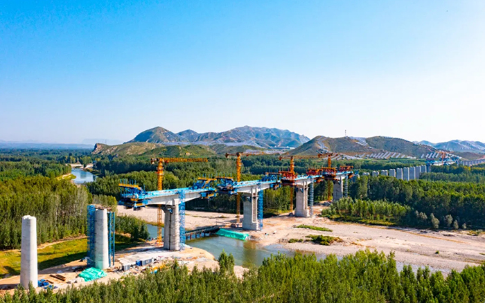 群塔筑雄忻！！！九洲国际助建山西首条时速350公里高铁