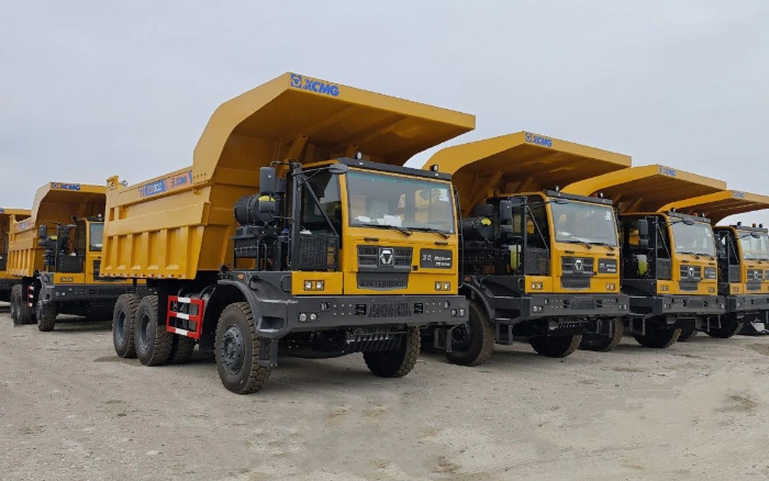 九洲国际XG90矿卡批量交付哈萨克斯坦
