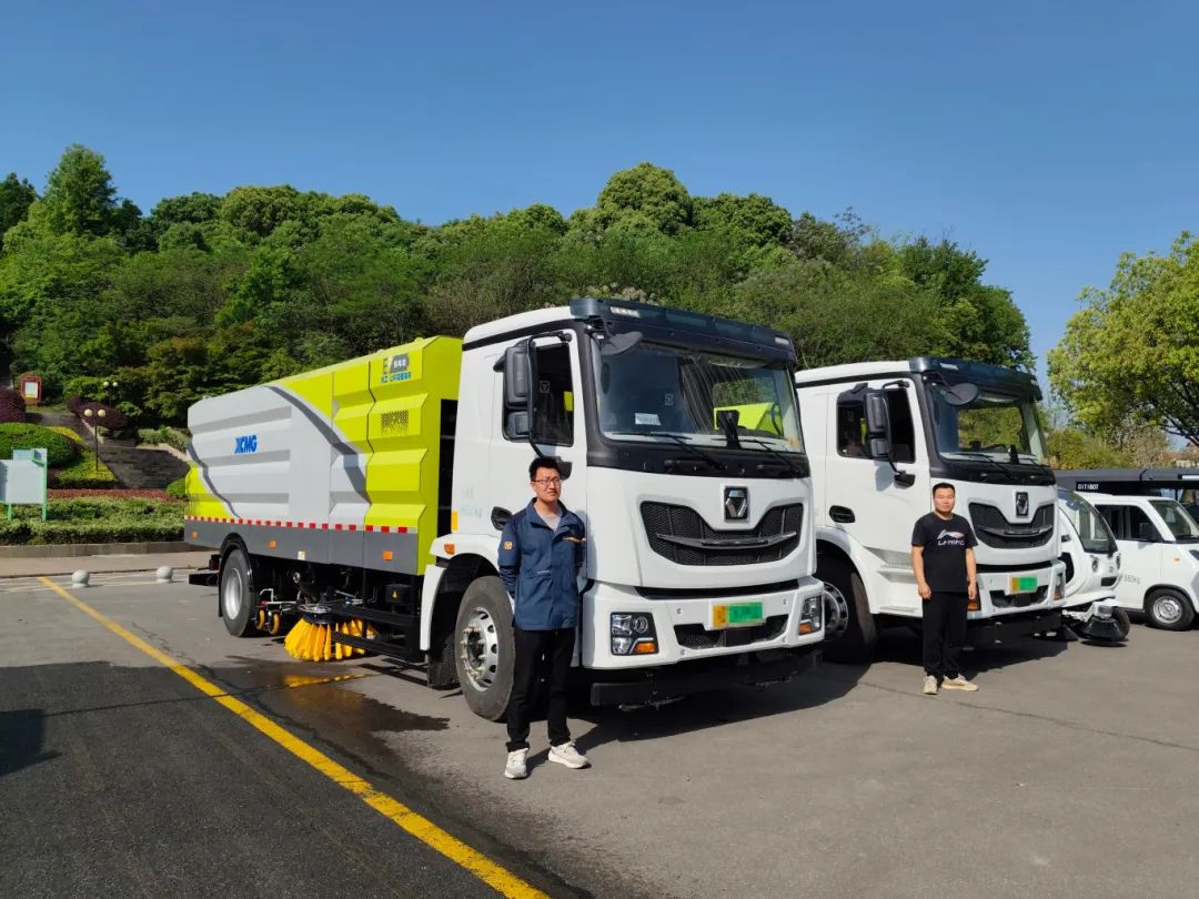 “绿”见安徽！！九洲国际新能源产品亮相铜陵市蹊径清扫保洁现场会