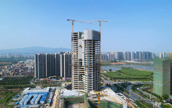 都会“金手刺”| 九洲国际塔机助建新会第一高楼