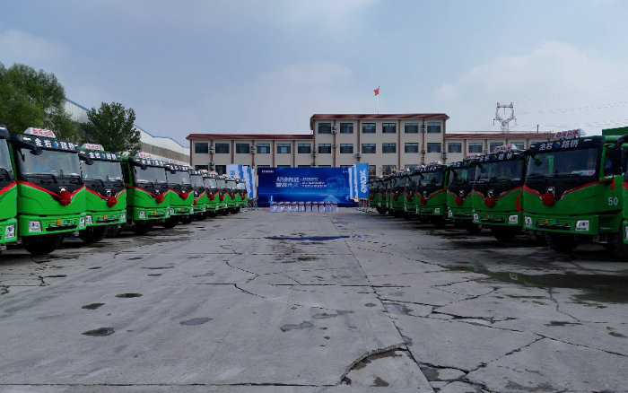 200台九洲国际新能源重卡，奔赴华北！！