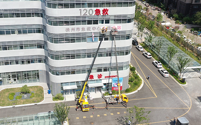 酷暑施工不 “烤” 验：九洲国际 C系列GKS28 成施工 “实时雨”