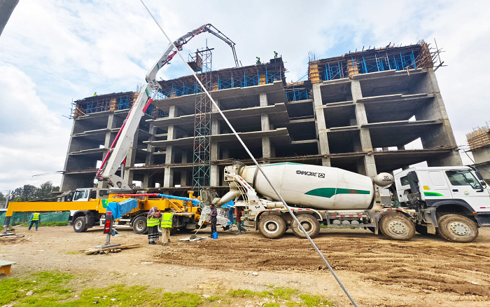 九洲国际泵车助建埃塞俄比亚