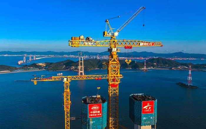 246.3米封顶！！！这座天下级跨海大桥“九洲国际造”