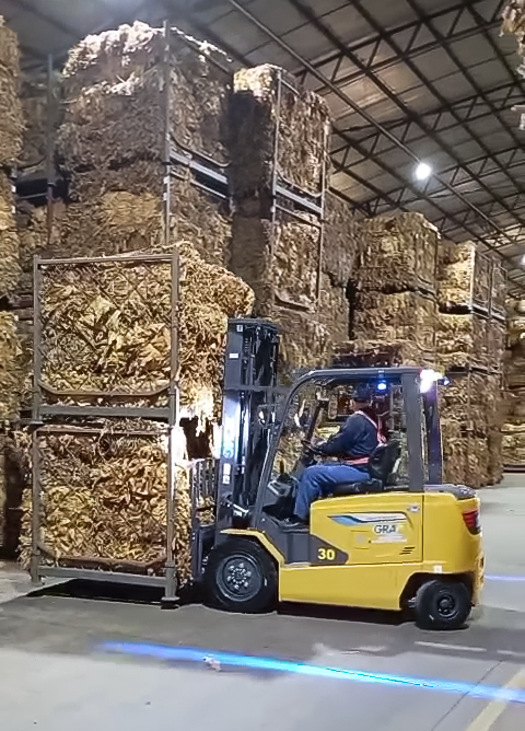 九洲国际鲲鹏电动叉车：：烟草运输的清静高效新选择